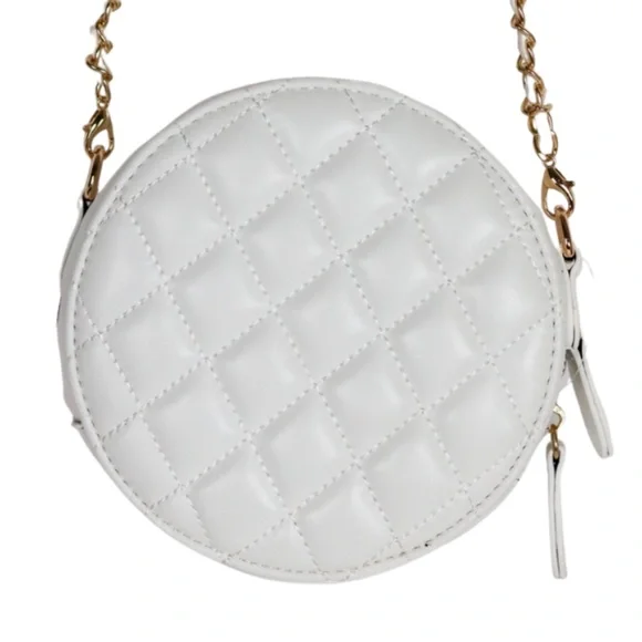CIRCLE SHAPED CROSSBODY BAG - WHITE - Picture 5 of 5